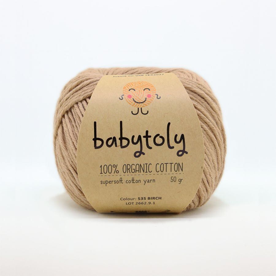 babytoly / Organic Cotton Yarn / BIRCH