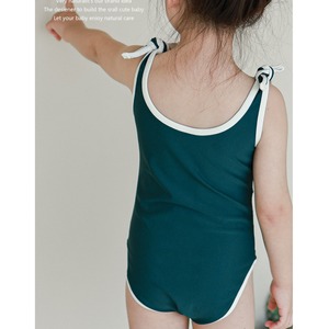 ピュアカラー蝶結びデザイン水着