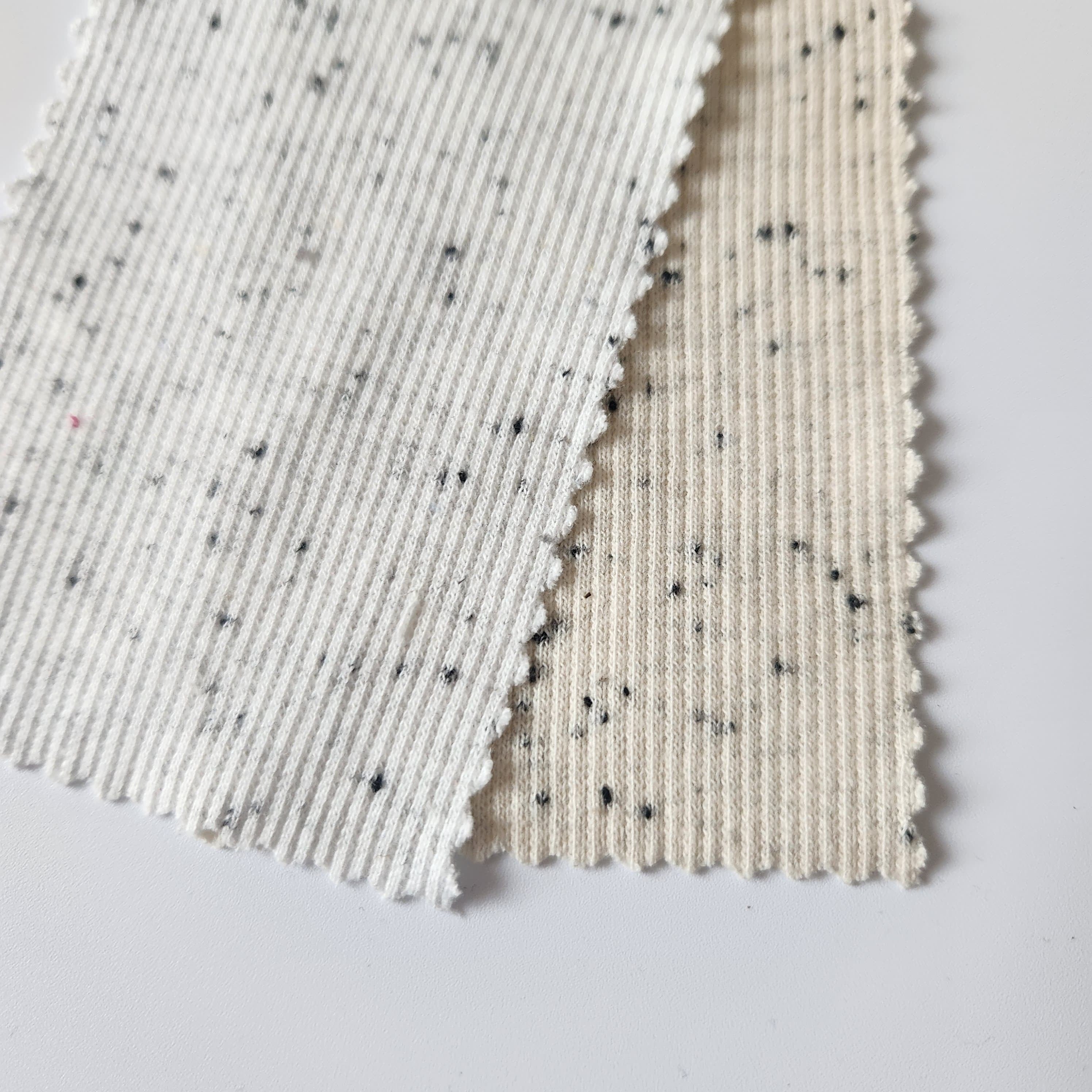 【専用出品】黒つぶリブニット/ホワイト4.5m