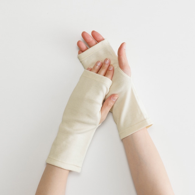 【WOMEN】pure organic cotton wrist cover