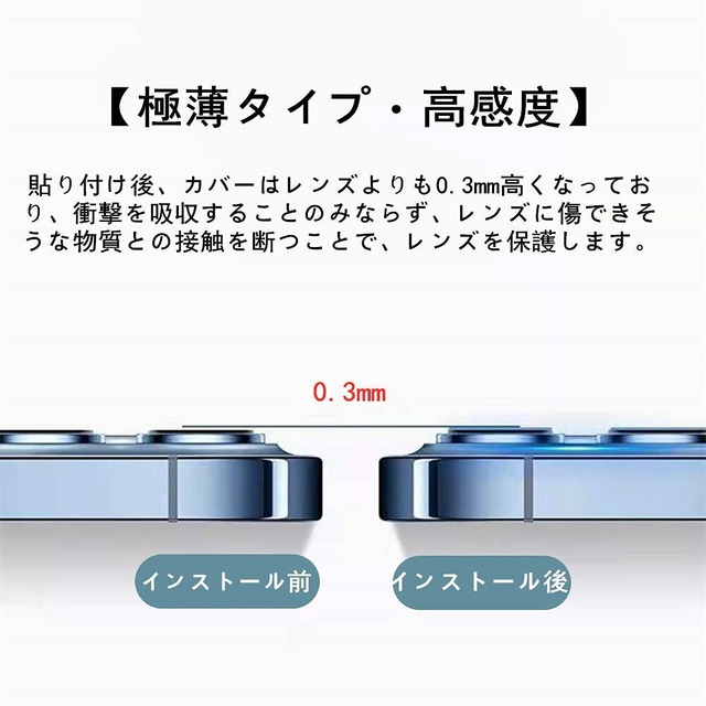 【グレイ・2枚セット】iPhone 15 Pro/iPhone 15 Pro Max カメラフィルム アルミ合金製＋強化ガラス レンズ全面保護 カメラカバー 0.25mm超薄 一体型レンズ保護フィルム レンズ保護ケース レンズ保護 フィルム 防爆裂 ・耐衝撃・スクラッチ防止・露出オーバー防止・高透過率・ケースに干涉なし (グレイ)