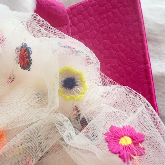 お花のお花ポシェット