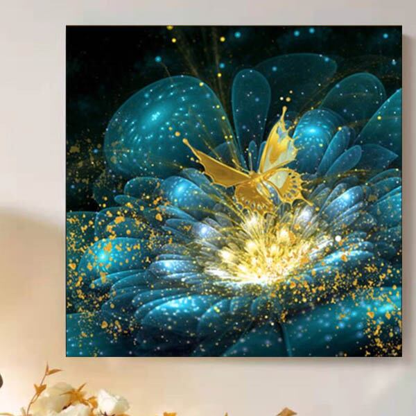 新商品❣️樹脂ビーズ123色 ダイヤモンドアート キット A2 蝶と