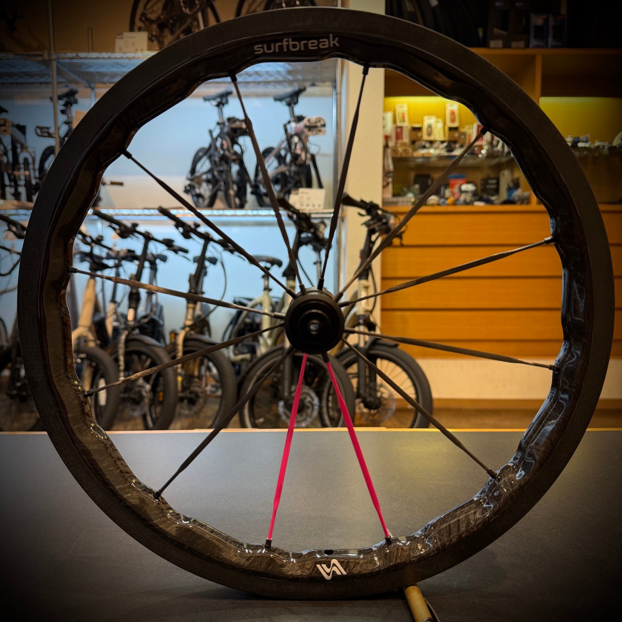 SMC Surfbreak 16 inch 349 Carbon Spokes Wheels Waves Rim for