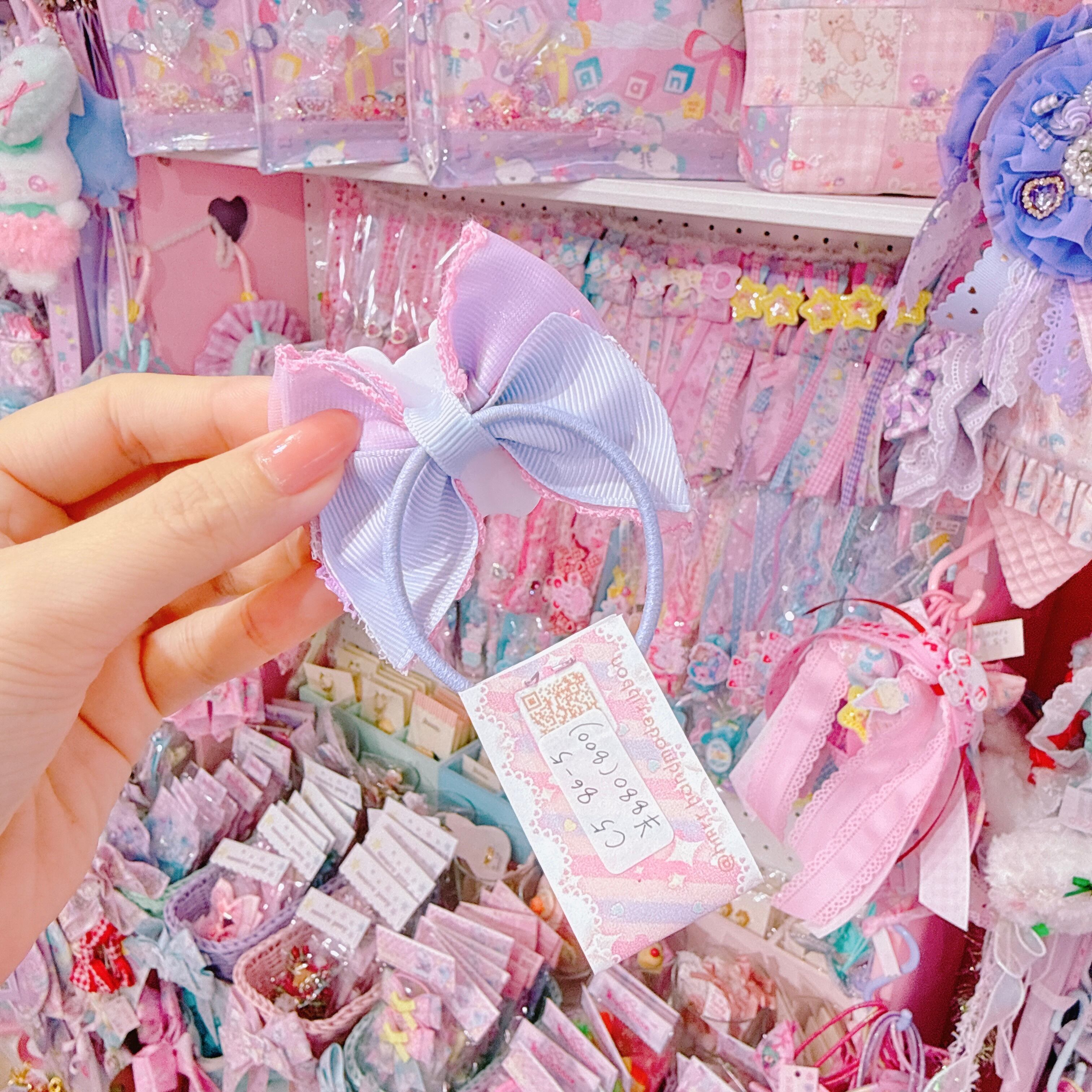 【C5】86-5パーツ付きヘアゴム