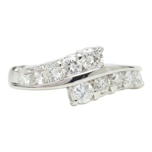 Pt900 プラチナ ダイヤ1.00ct リング 指輪 レディース 11.5号 【中古】