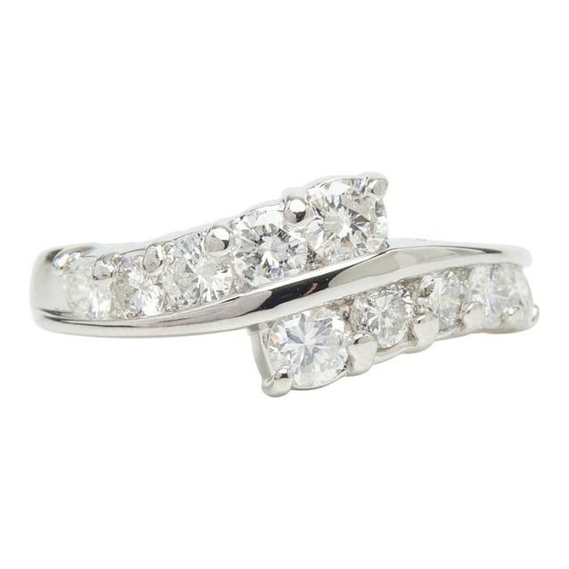 Pt900 プラチナ ダイヤ1.00ct リング 指輪 レディース 11.5号 【中古】