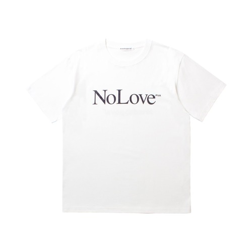 【Cabaret Poval】No Love Tee(WHITE)〈国内送料無料〉