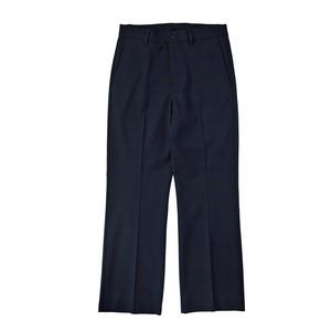 STRETCH TWILL SHOECUT PANTS / ストレッチツイルシューカットパンツ (NAVY)