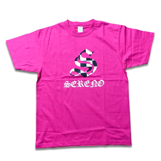 SERENO BIG LOGO T-shirt【PINK】