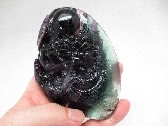 レア品　フローライト龍