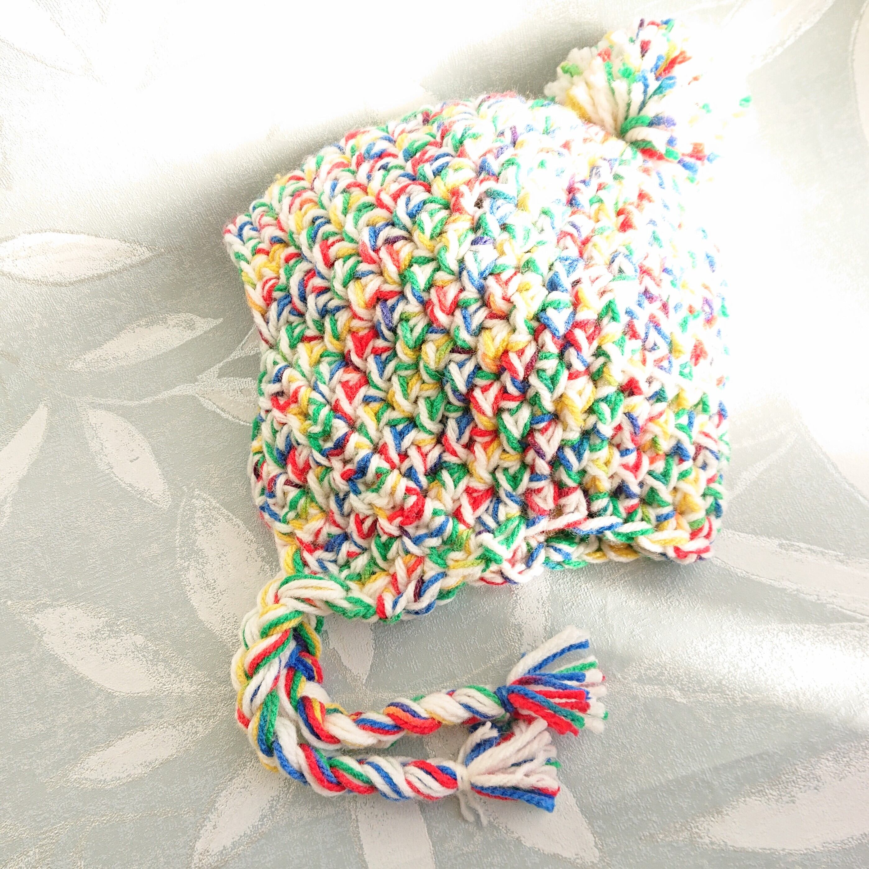 カラフルニット帽◇キッズ◇受注製作 | 手作り工房むに -muni-