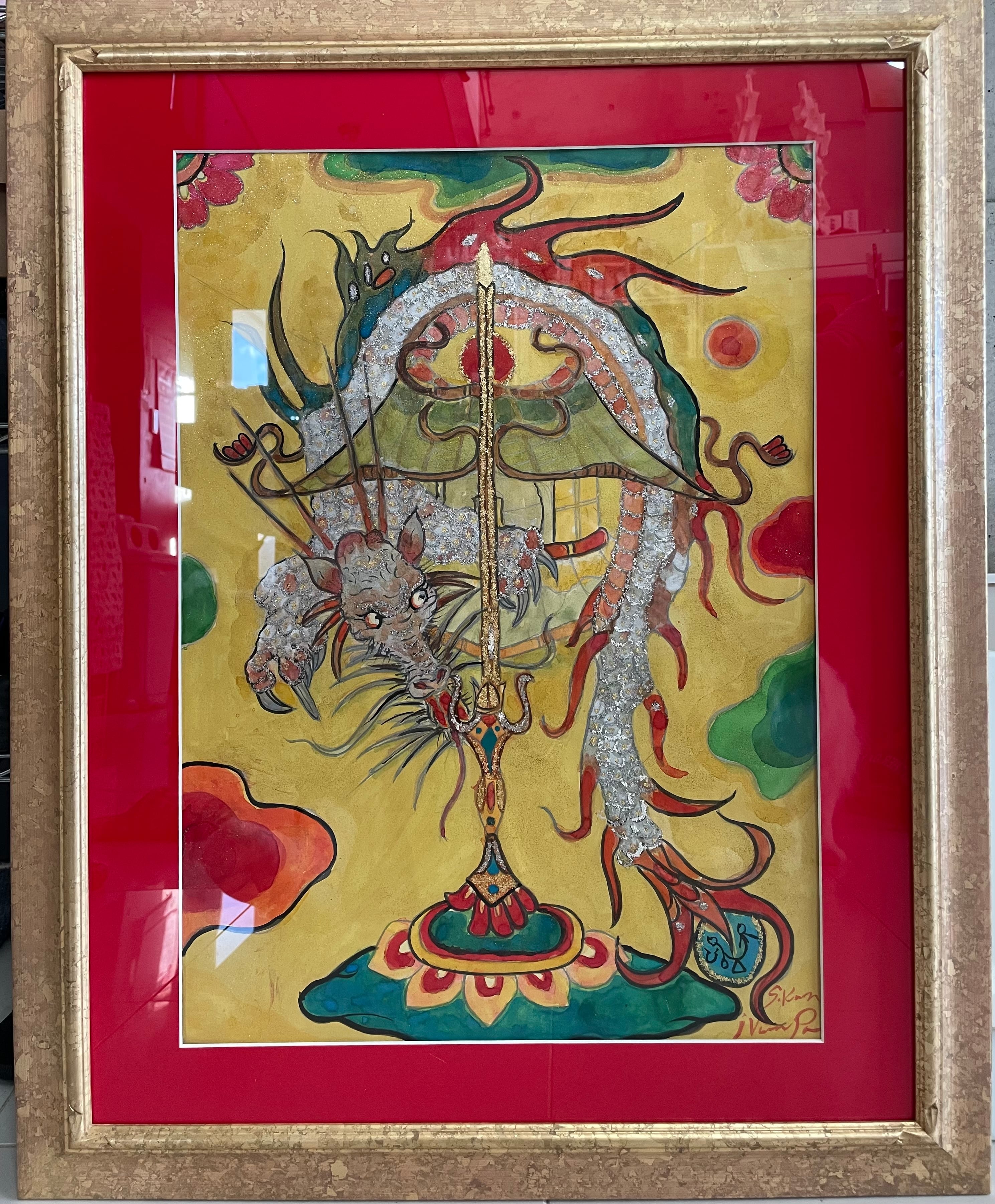 仏画 南法聖観 観音菩薩 | ArtGalleryNS