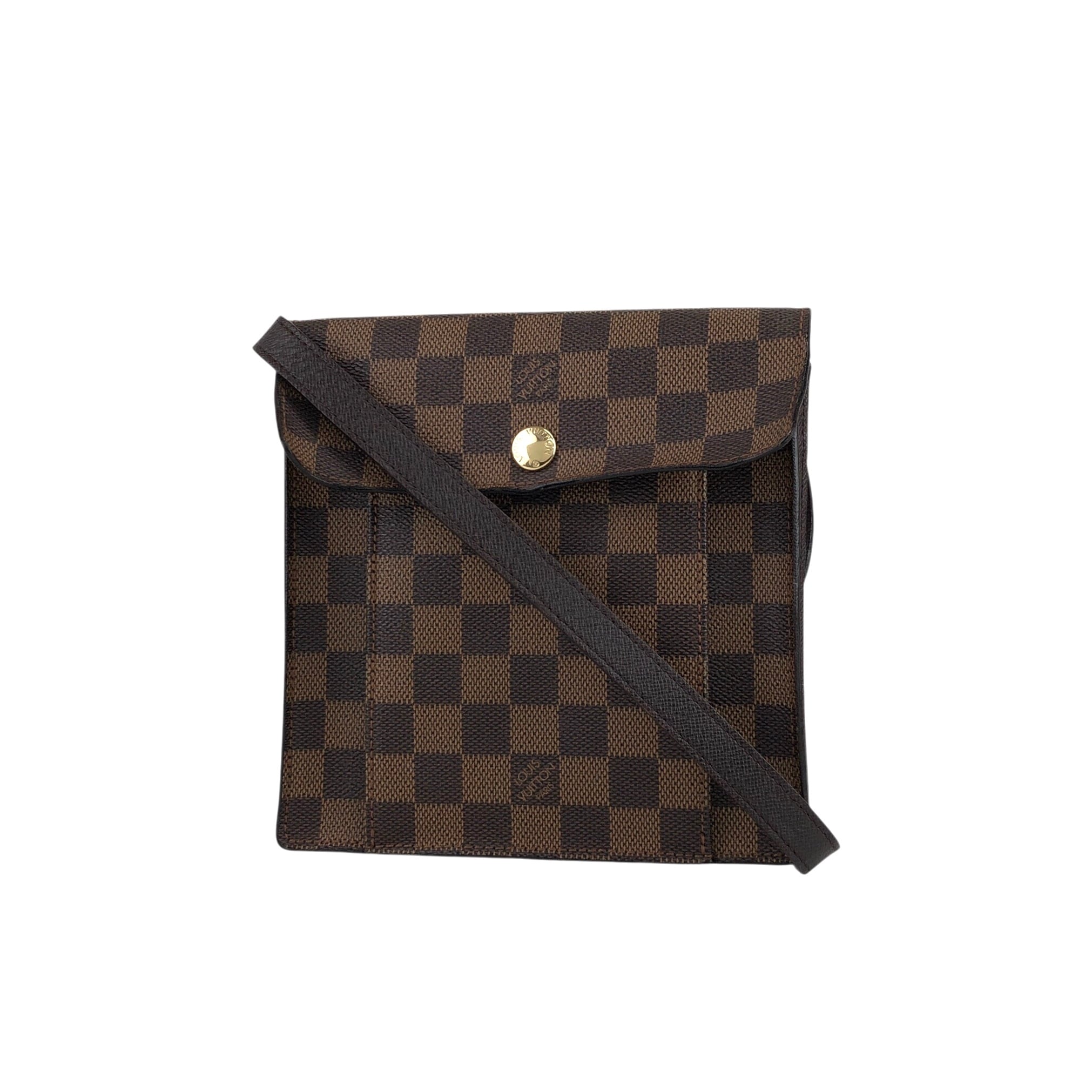 LOUIS VUITTON ルイヴィトン ダミエ ショルダーバッグ ブラウン PVC