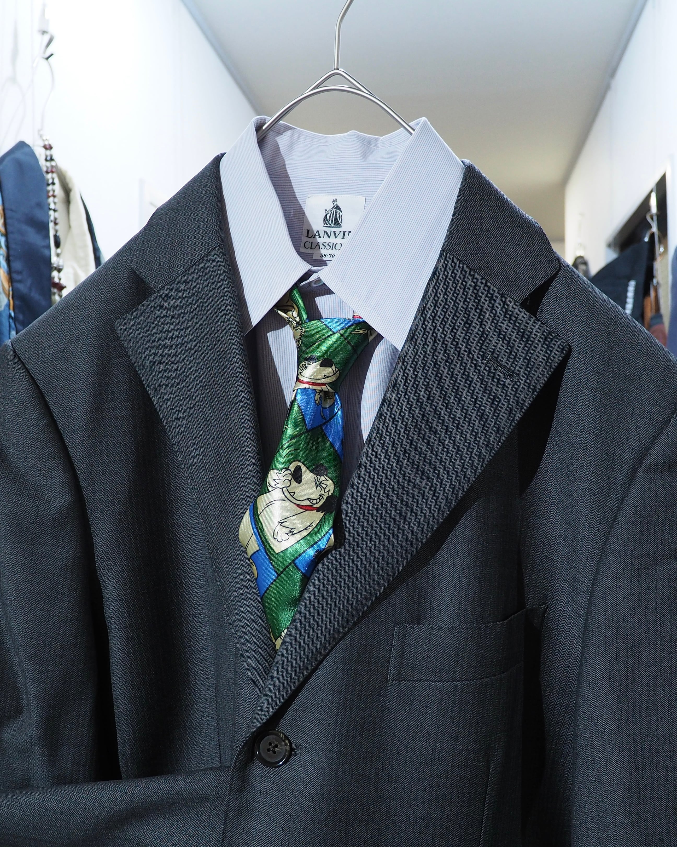 1994s " SEGA " Funny Dog printed vintage Tie