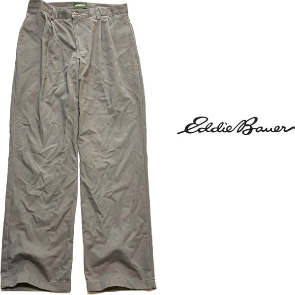 1点物◇エディーバウアーEddie Bauerチノパン中古パンツ古着Lメンズ33