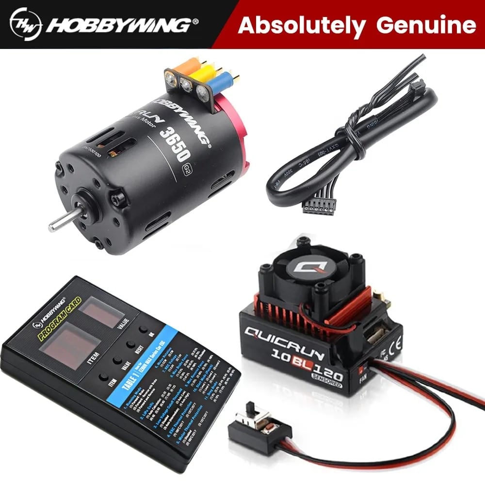 Hobbywing Quicrun 10bl120 3650 G2 センサー付きブラシレスモーター