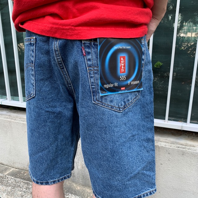 Deadstock Levi's 505 デニムショーツ　90s W34