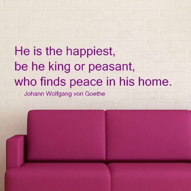 いま話題を集めているインテリア 名言 ゲーテ 格言のウォールステッカー おしゃれ 偉人 モノトーン トイレに 英字 Interiorwall インテリアウォール 本店