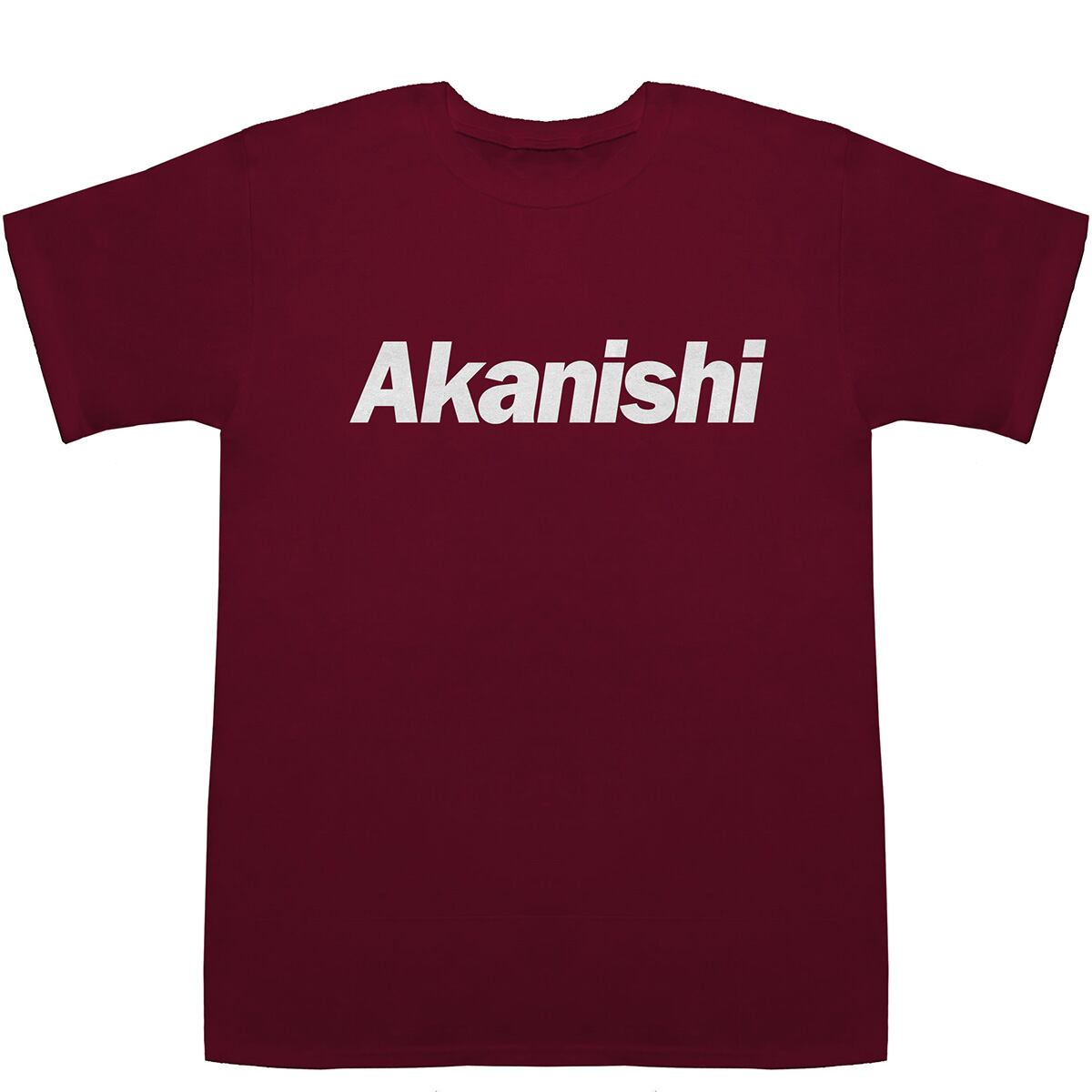 Akanishi 赤西 アカニシ T-shirts【Tシャツ】【ティーシャツ】【名前