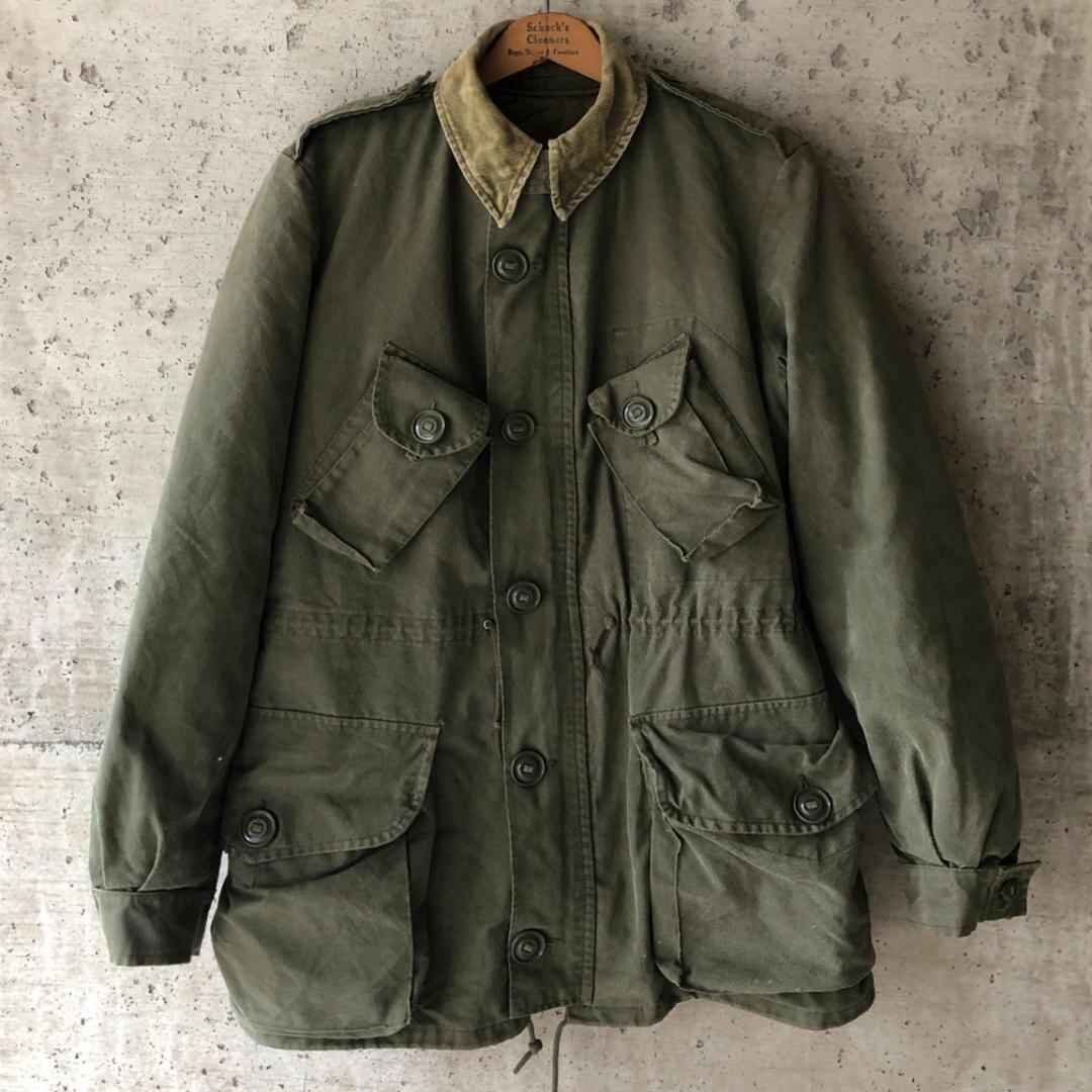 KU407 カナダ軍 ミリタリー 80s GSコンバットジャケット ライナー付