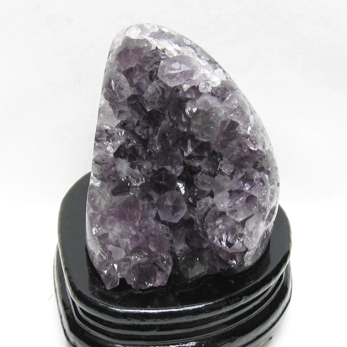 1Kg アメジスト クラスター ウルグアイ産 アメジスト 原石 amethyst 台座付属 一点物 182-8784