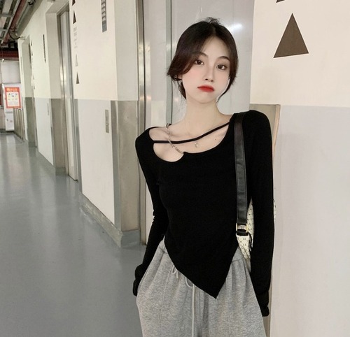 【大きいサイズM-4XL】ファッションＴシャツ♪ブラック/ホワイト2色展開◆#sbetmt-296997