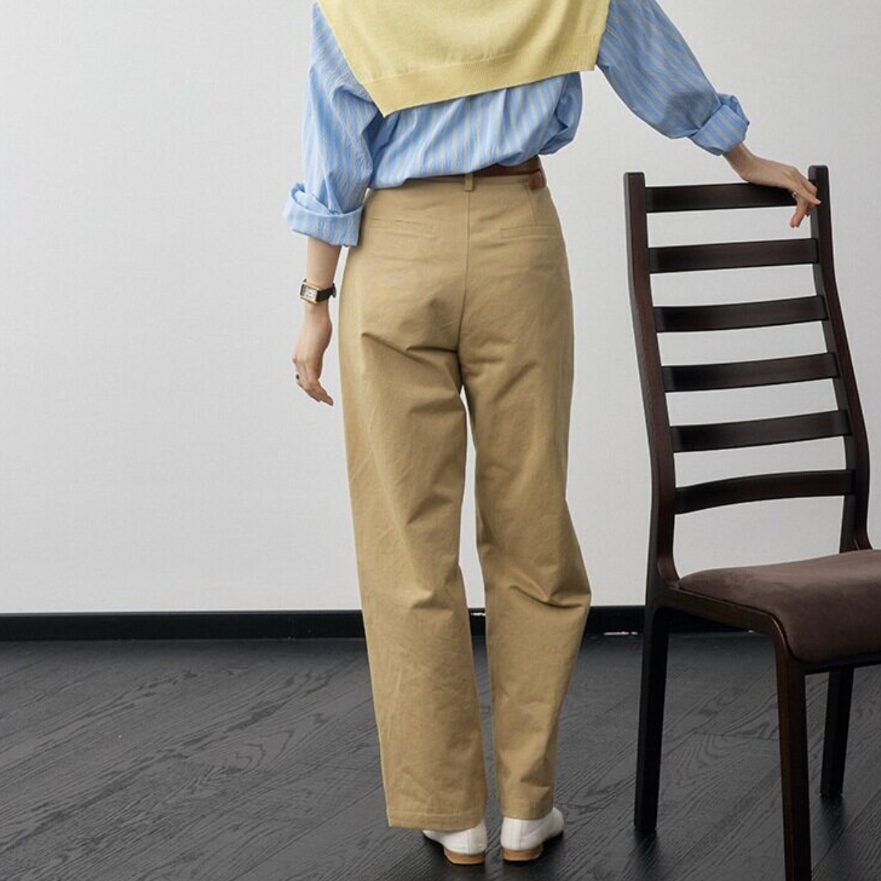 Straight Pants 【2color】T4347