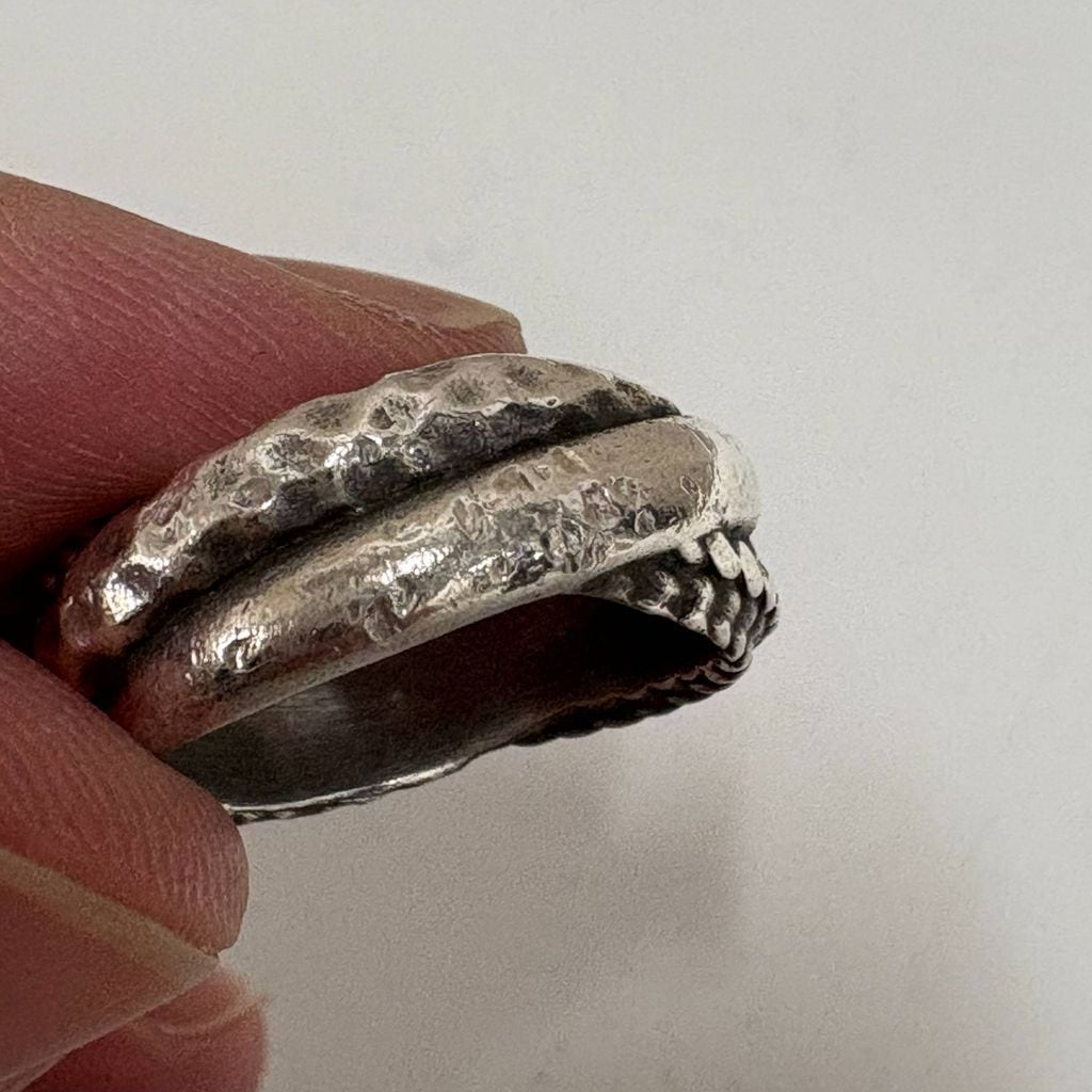 guidi グイディ Oblique rope ring リング シルバー size:14号【中目黒