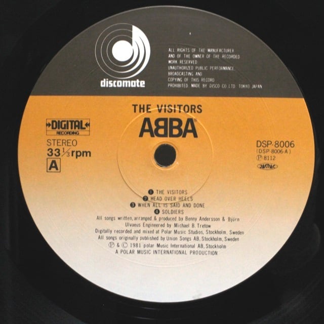 ABBA / The Visitors [DSP-8006] - 画像3