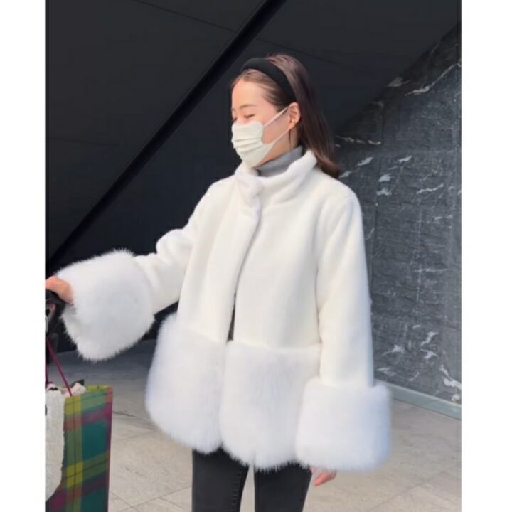 【新品未使用】Eco volume fur coat