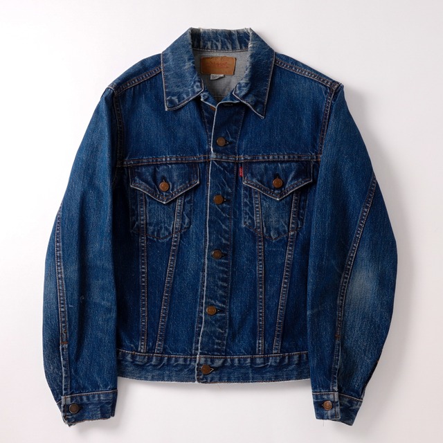 【濃紺】70s Levis BigE 70505 0217 Denim jacket size40 about M made in USA ／ 70年代 リーバイス ビッグE スペシャル ヴィンテージ デニム ジャケット Gジャン サイズ40  実寸M アメリカ製