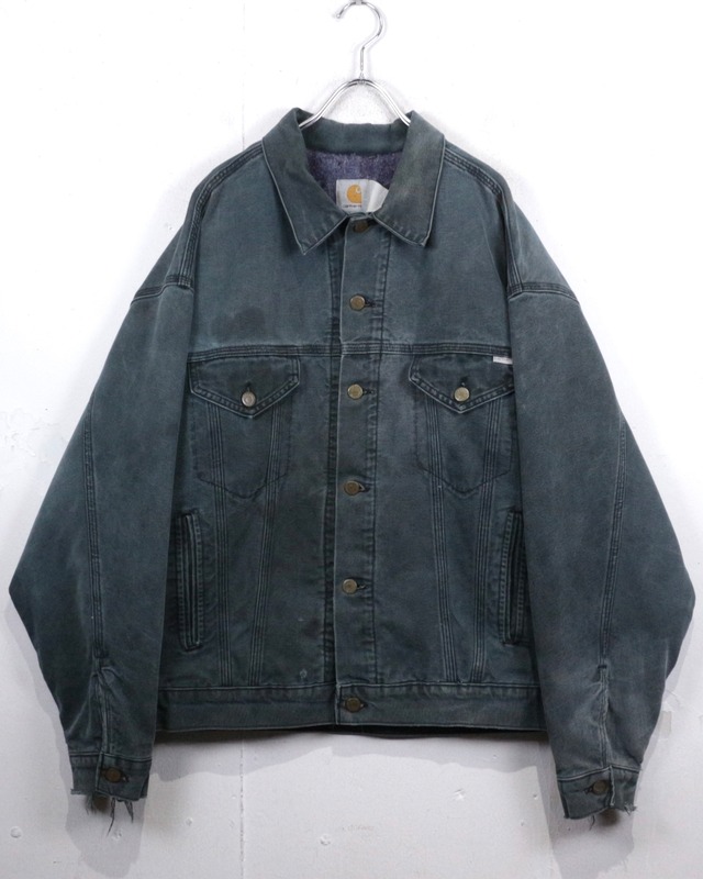 【Caka act2】“Carhartt” Good Fade Vintage Duck Tracker Jacket