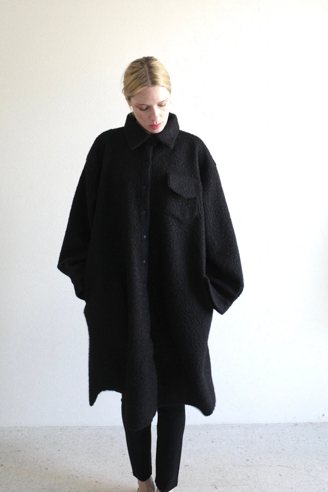 poodle shirt tunic (black)