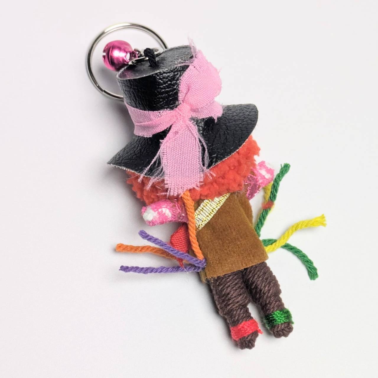 【 マッドハッター / ふしぎの国のアリス / ジョニーデップ / ティムバートン 】 Voodoo doll KeyHolder / ブードゥー人形 / 身代わり人形 /お守り人形 〚アメリカン雑貨 アメトイ〛