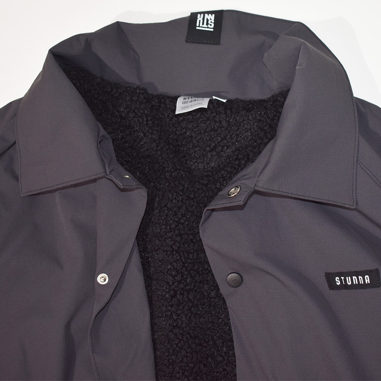 Boa coach jacket：smoke gray