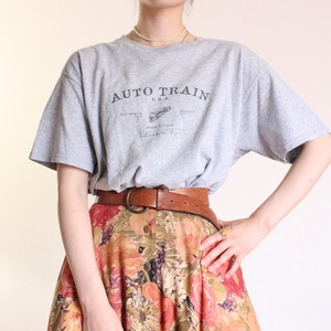 トレインTシャツ　グレー【924】