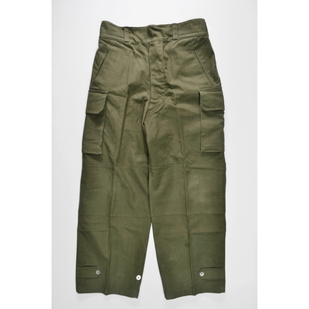 French Army Vintage M47 Pants Early Issue 3 Metal Button Euro