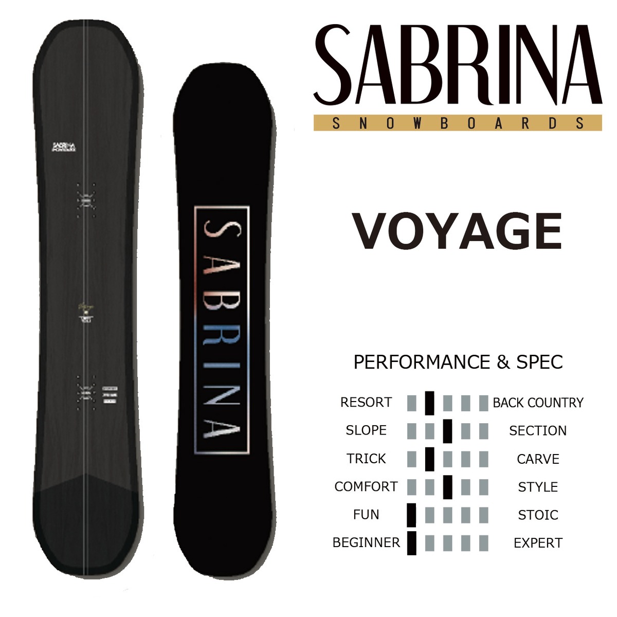 23-24年モデル . SABRINA . 『 VOYAGE 』. サブリナ . ボヤージ 
