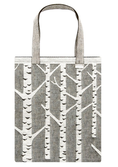 LAPUAN KANKURIT(ラプアンカンクリ) / KOIVU bag / white-black / 28×33