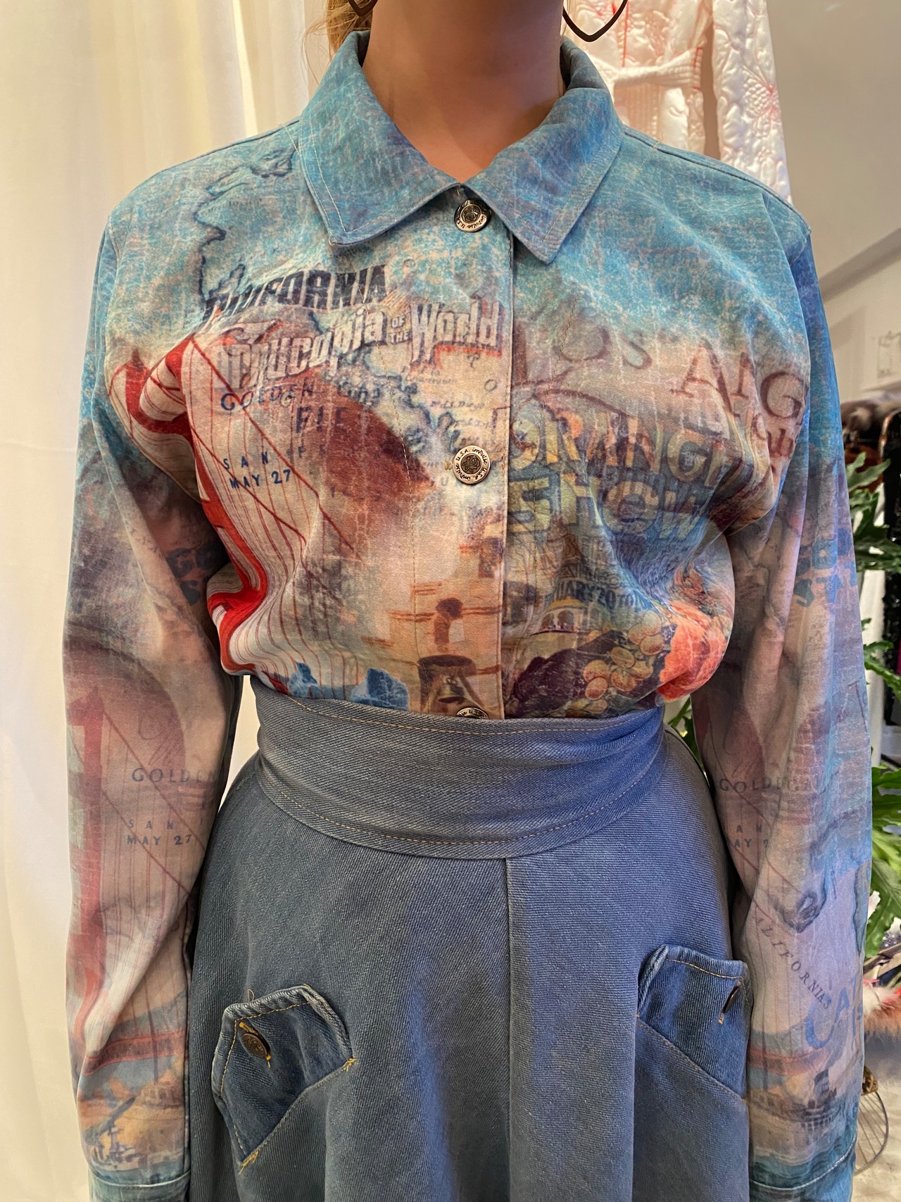 Pattern jacket Made in U.S.A