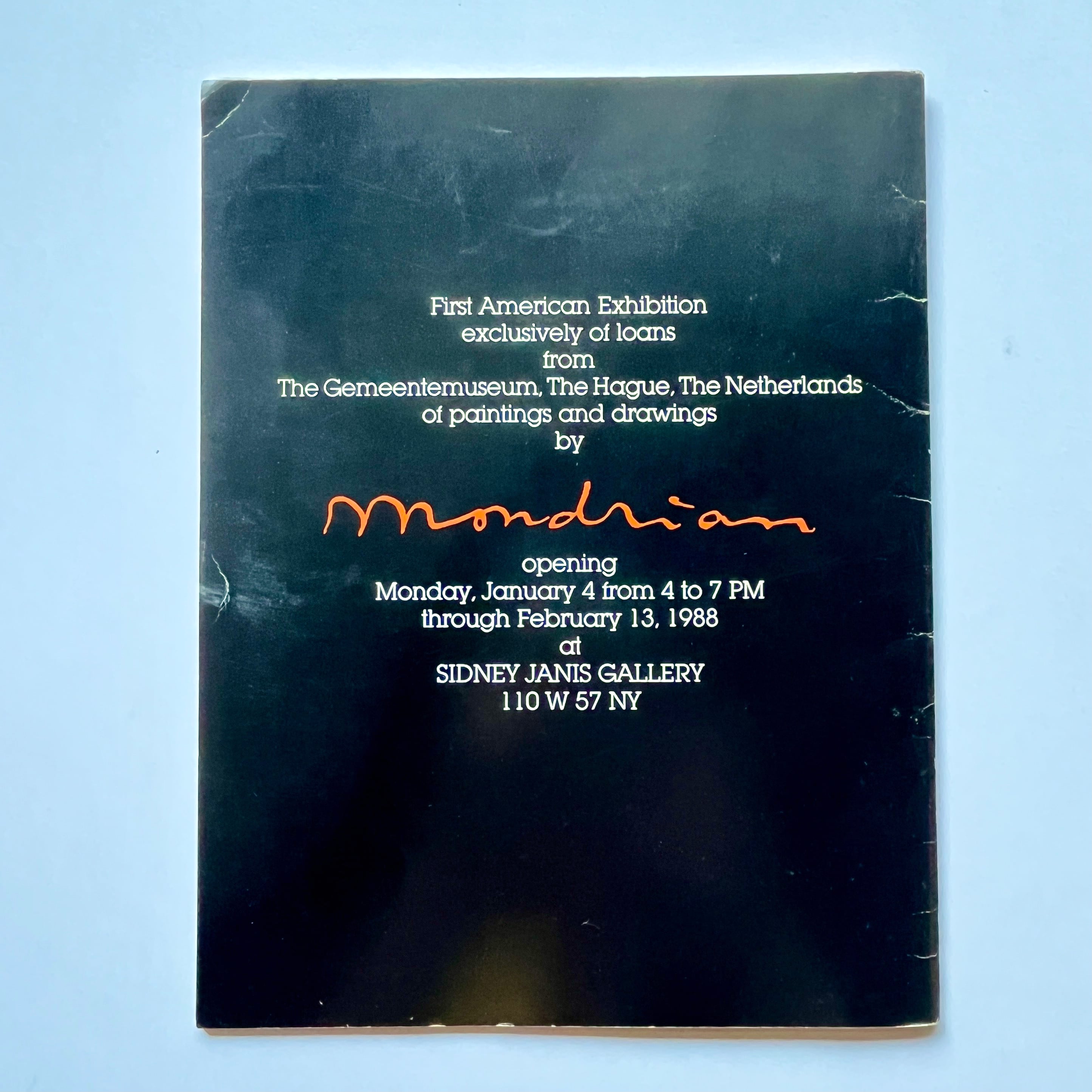 絶版洋古書】 モンドリアン Piet Mondrian / Mondrian First American
