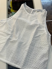 Tulli Top コットントップス ホワイト 2サイズ madiva