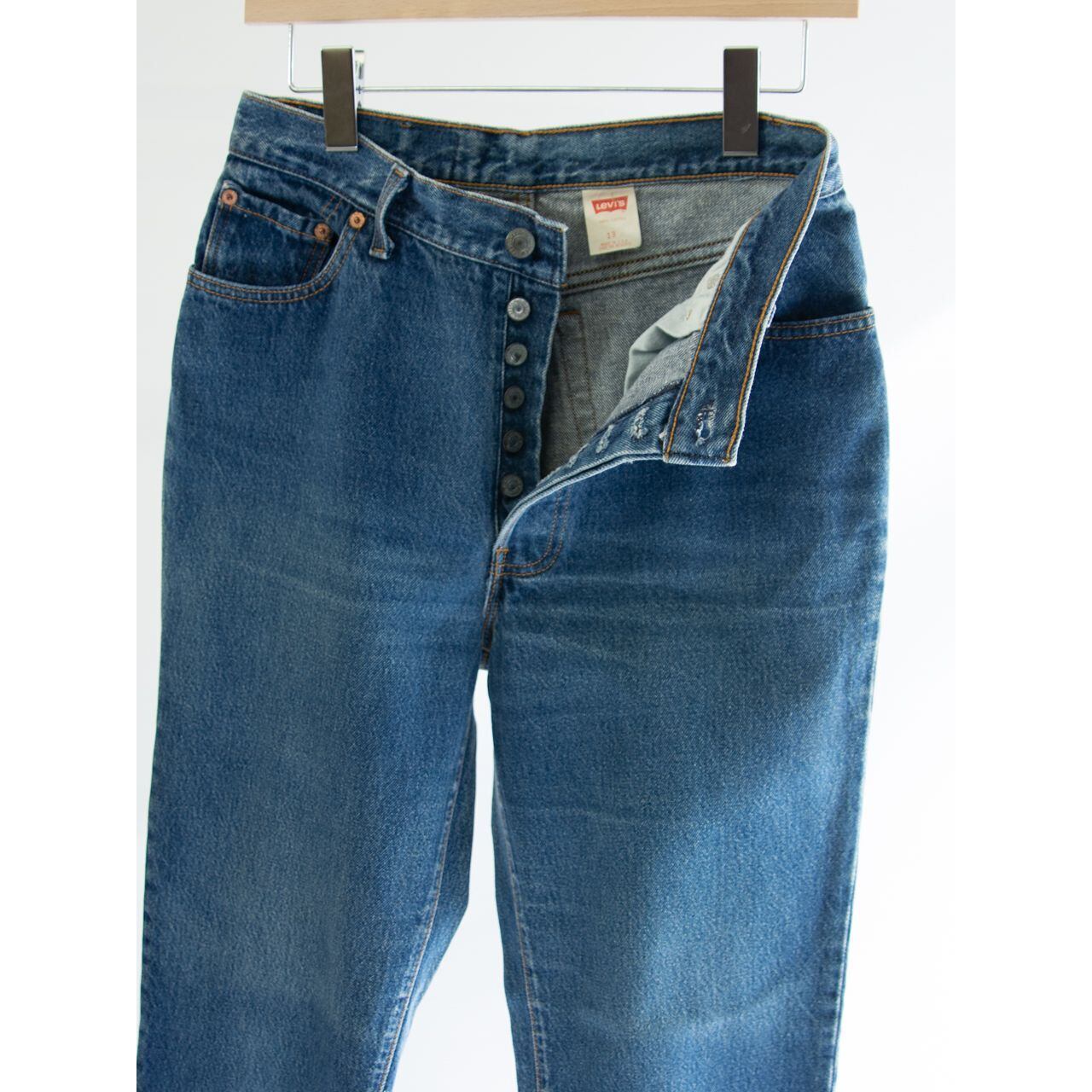 【LEVI'S 17501】Made in U.S.A. 90's tapered denim pants（リーバイス アメリカ製 テーパードデニムパンツ ジーンズ）1c