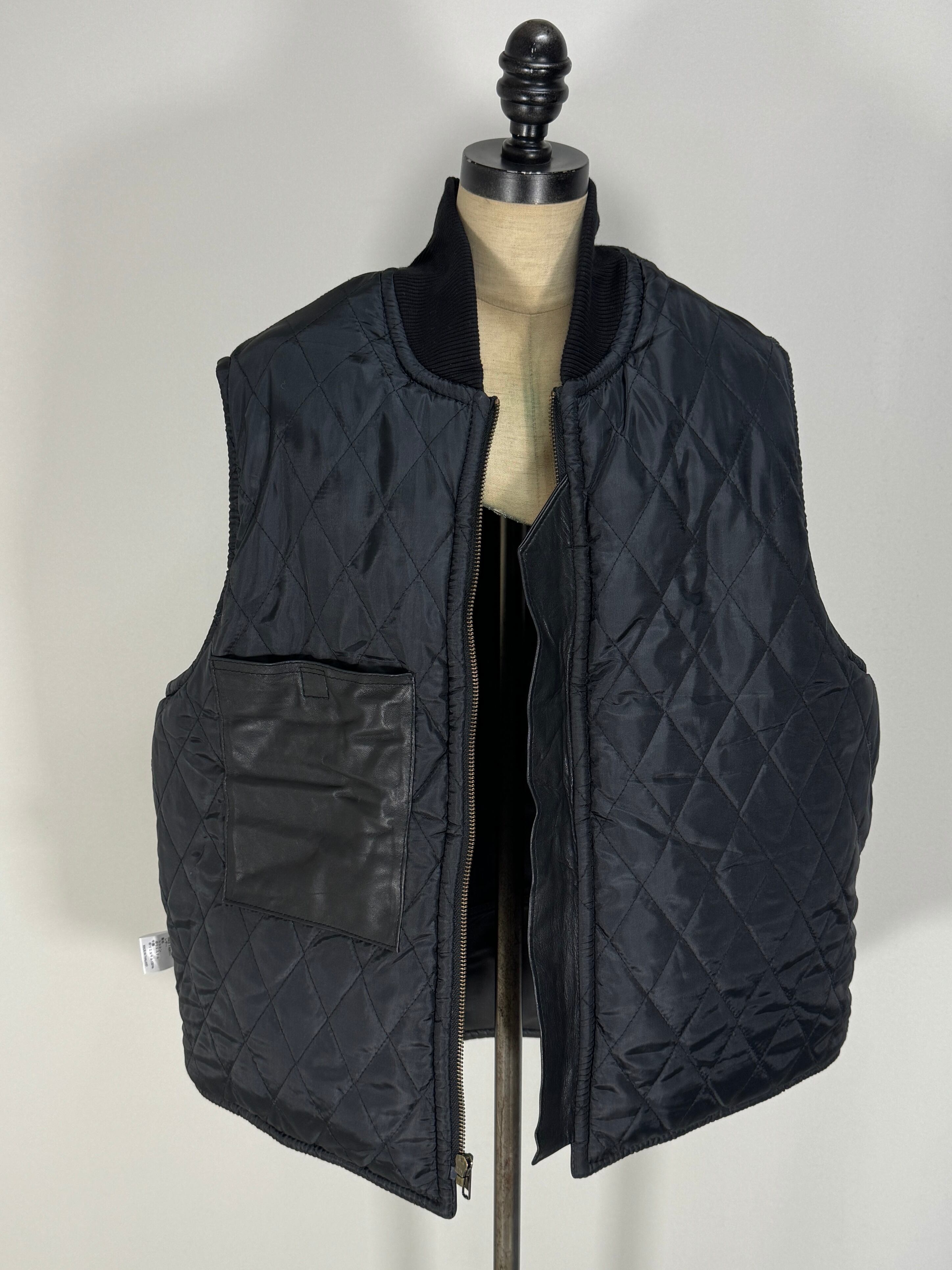 yoused Remake rib collar ベスト レザーベスト