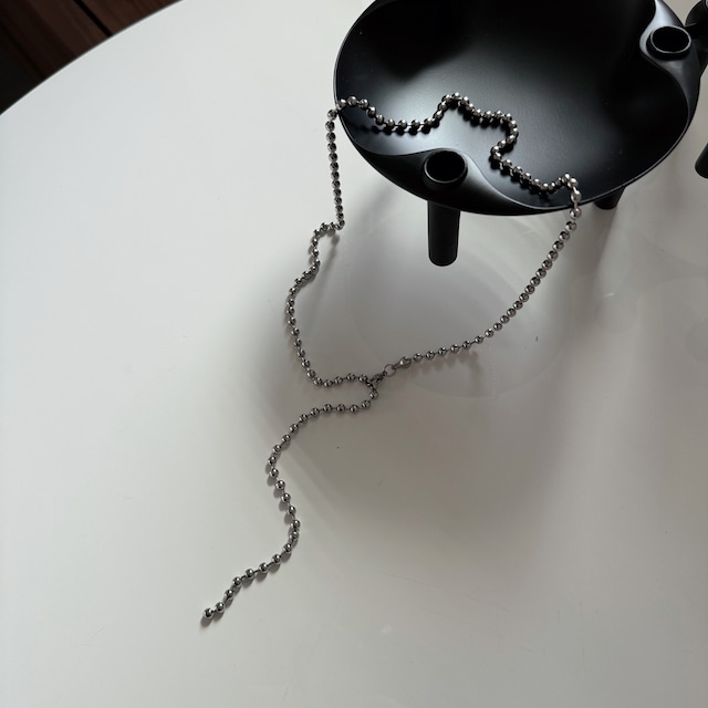 free adjust ball chain necklace/silver