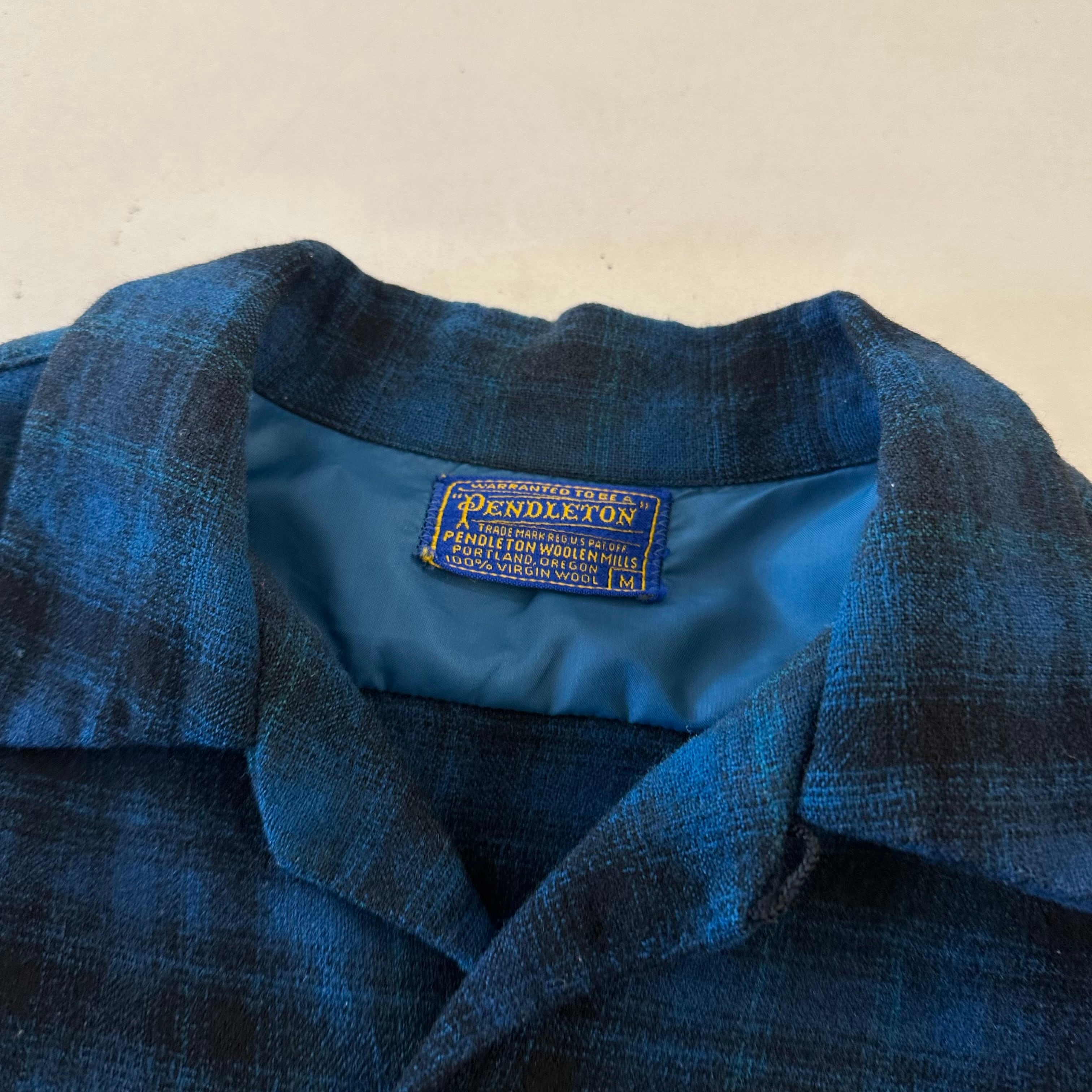 50's PENDLETON BOARD SHIRT BLUE×BLACK | BerBerJin Yuhodo