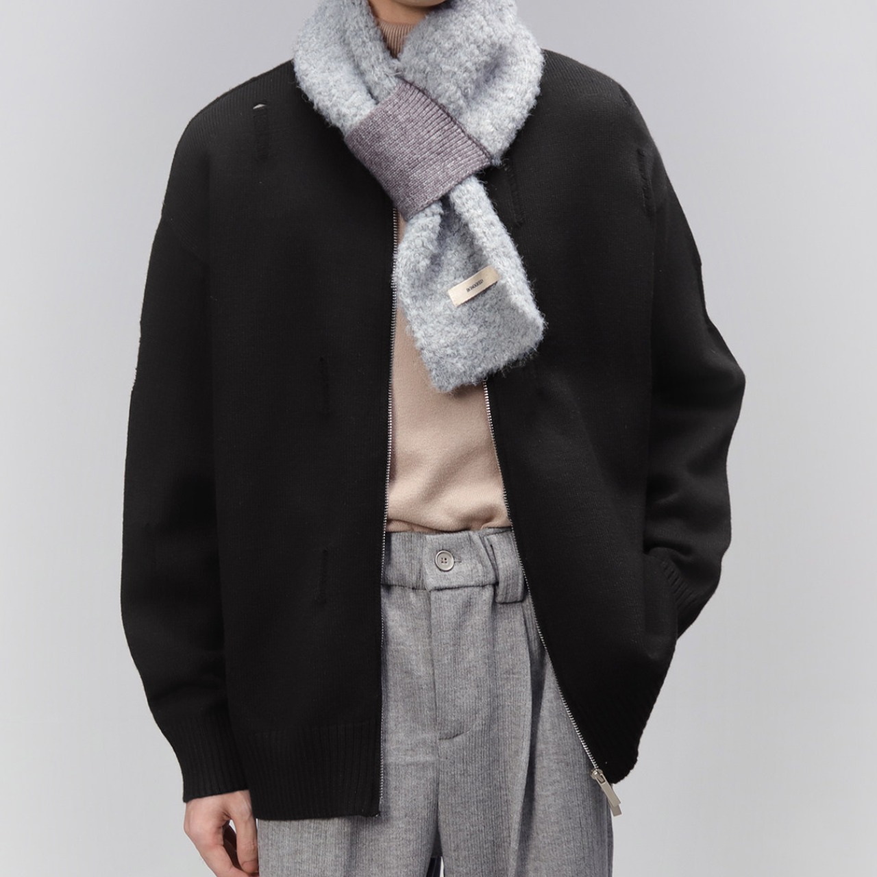 ダメージモックネックニット　TB1843・画像14