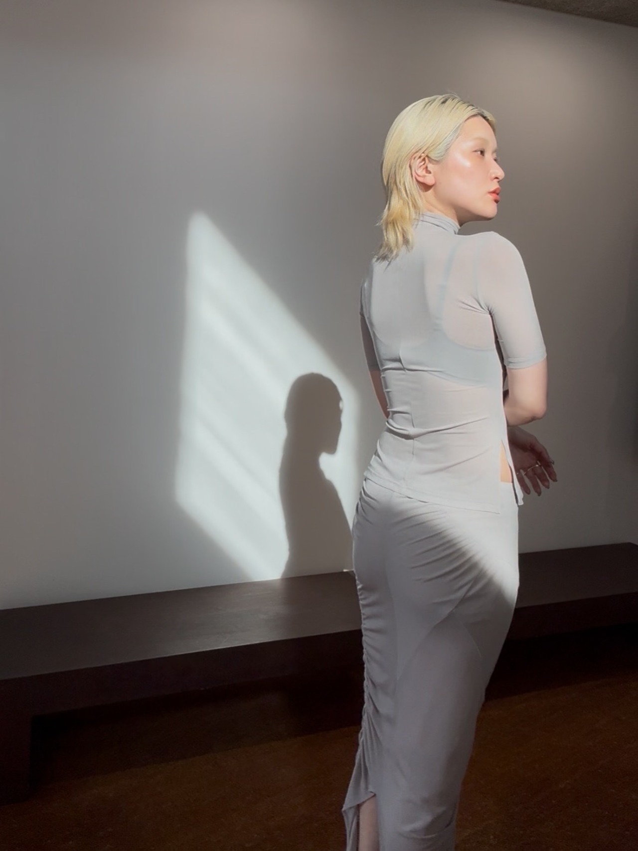 【26SS】MUKCYEN ムッシャン /  カットソー 半袖 / skinect tee - 1