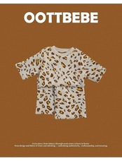 韓国子供服 / 26winter / oottbebe / レオパードニットセットアップ / ベビー&キッズ / 冬服 *XS~XL*